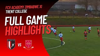 FCV Academy Zimbabwe XI vs Trent College [upl. by Eisle]