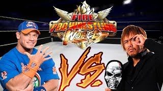 Fire Pro Wrestling WorldJohn Cena Vs Tetsuya Naito Best Out of 3 Match [upl. by Gent]