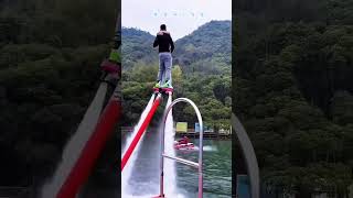 Fun flyboard raid water madam Masti ke mood me [upl. by Ynahirb723]