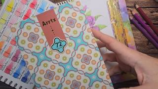 Lets Try  New Arrtx Watercolor Pencil Set [upl. by Susej]