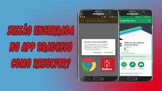 APLICATIVO BRADESCO  SESSÃO ENCERRADA  WEBVIEW DO SISTEMA ANDROID [upl. by Ruy352]