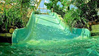 Family Fun Slide at Center Parcs De Eemhof Netherlands [upl. by Aislehc]