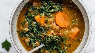 Weeknight Slow Cooker Lentil Soup  Vegan amp GlutenFree [upl. by Steffen580]