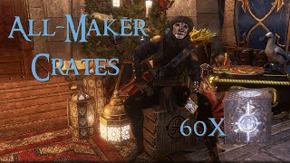 Opening 60 ESO AllMaker Crown Crates [upl. by Augustin]