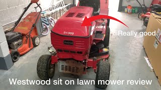 Westwood S1300 sit on lawn mower in depth review [upl. by Yssirc442]