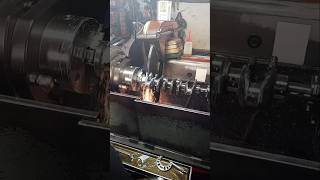 Crankshaft grinding process enginefixit mechanic repair [upl. by Dworman]