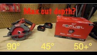 Milwaukee Circular Saw Review  6 12 Inch Max Cut Depth [upl. by Daughtry]