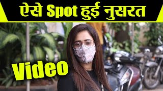 Nushrat Bharucha spotted in Andheri  Watch Video FilmiBeat [upl. by Witkin]