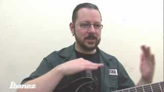 Ihsahn speaks with Ibanez about his 7 and 8string instruments [upl. by Artemla]