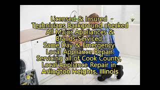 Local Appliance Repair Arlington Heights IL 7733123834 [upl. by Arica]