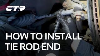 How to install a Tie Rod End  CTR Europe [upl. by Schwenk]