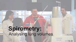 Physiology practical demonstrations  Spirometry [upl. by Notyalk]