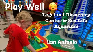 Legoland Discovery Center amp Sea Life Aquarium in San Antonio Texas [upl. by Letnwahs]