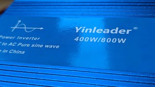 Yinleader 400W REINER SINUS Wechselrichter Test [upl. by Ayhtnic]