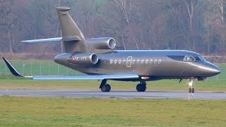 Dassault Falcon 900EX OEIYY TakeOff at Bern [upl. by Dicky946]