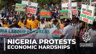 Nigeria protests Calls for 10 day protests over rising cost of living [upl. by Fey461]