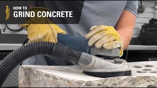 How to Grind Concrete with an Angle Grinder  Dustless Technologies [upl. by Lah]