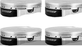 Manley 04 Subaru WRXSTI EH257 9950mm Bore STD Size 851 Dish Piston Set [upl. by Inafets]