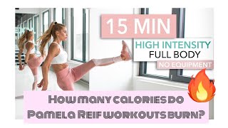 How many calories do Pamela Reifs workouts burn [upl. by Lrat860]