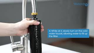 How to install Waterdrop King Tank GravityFed Water Filter System WDTK [upl. by Divod]