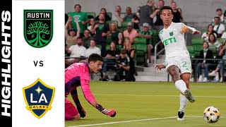 HIGHLIGHTS Austin FC vs LA Galaxy  September 26 2021 [upl. by Solokin]