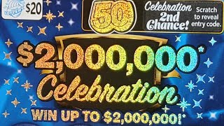 2000000 CELEBRATION ILLINOIS LOTTERY TICKETS [upl. by Kutzenco22]