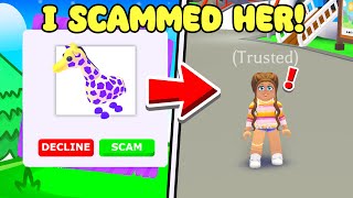 I SCAMMED A SCAMMER SHE CRIED Adopt me [upl. by Ettelliw]