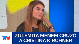 Zulemita Menem respondió las críticas a su padre que lanzó la ex presidenta Cristina Kirchner [upl. by Jacenta]