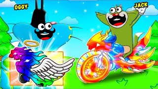 Roblox Oggy And Jack Upgrade His New Bike In Cycle Obby ROCKINDIANGAMER funny [upl. by Michelina]