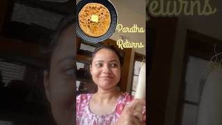 u call me paratha RANI 👸😅 yt breakfast paratha food foodie indianfood ytshorts [upl. by Eednak]