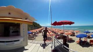 Spiaggia del Camping Village Pappasole a Piombino LI in Toscana [upl. by Fineberg]