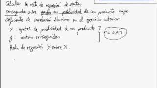 Calcular la recta de regresion de Y sobre X [upl. by Kaylyn]