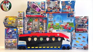 Paw Patrol Collection Unboxing Review  big truck  The mighty movie  True metalPaw Patrol ASMR [upl. by Frentz]