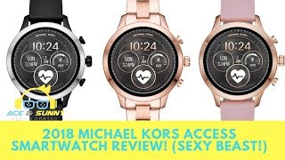 2018 Michael Kors Access Smartwatch Review Sexy Beast [upl. by Brock]