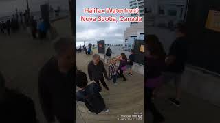 Halifax Waterfront Nova Scotia Canada insta360 travel canada halifax [upl. by Ecinad673]