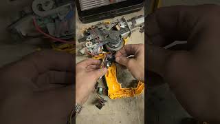 Common dewalt nail gun fault Dirty switch contacts needs cleaning Dewalt asmr cleaning tools [upl. by Mariken5]