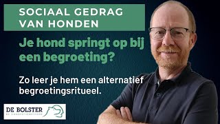 Je hond laten stoppen met opspringen [upl. by Sorensen]