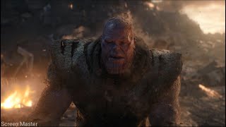 Thanos Death  2014 Thanos Loses  Avengers Endgame Open MatteIMAX HD [upl. by Fokos]