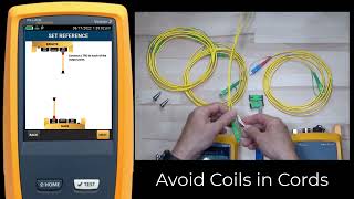 Setting Reference Using APC Test Reference Cords on the Fluke Networks CertiFiber® Pro [upl. by Mast]