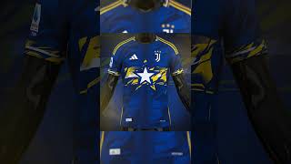 I Redesigned Juventus Away Kit juventus conceptkit [upl. by Atsillac]