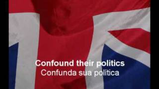 British Anthem  Hino do Reino Unido ENPT [upl. by Aroel]