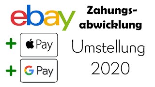 eBay Zahlungsabwicklung  Zahlung mit Apple Pay Google Pay oder PayPal [upl. by Zipporah]