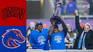 2024 Mountain West Championship Highlights  10 Boise State vs 20 UNLV [upl. by Adirem]