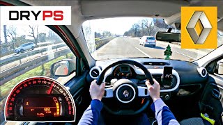 Renault Twingo 3  POV ТЕСТДРАЙВ  МАКСИМАЛЬНАЯ СКОРОСТЬ на немецком Автобане [upl. by Neevan]