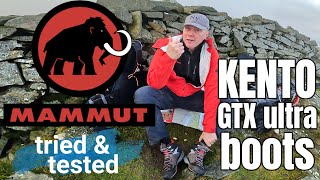 The best boots Ive worn in 40 years Mammut Kento GTX ultra boots review [upl. by Natsirc]