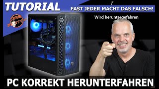 So fährst du deinen PC RICHTIG herunter  DasMonty [upl. by Assened581]