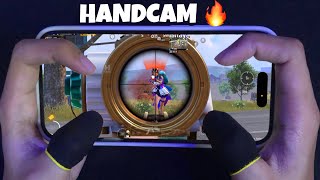 A MASTERPIECE HANDCAM ✨ 120 FPS iPhone 14 Pro 🔥 PUBG Mobile [upl. by Hawkie]