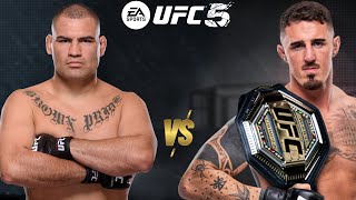 UFC 5 CAIN VELASQUEZ VS TOM ASPINALL FOR THE UNDISPUTED UFC WORLD HEAVYWEIGHT CHAMPIONSHIP BELT [upl. by Nawyt]