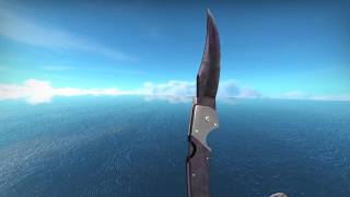 ☆ Falchion Knife  Blue Steel BattleScarred  CSGO Skin Showcase [upl. by Iemaj]