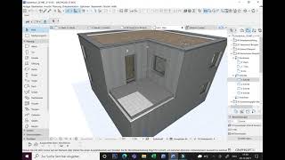 ArchiCAD FlachdachAttika [upl. by Margy]